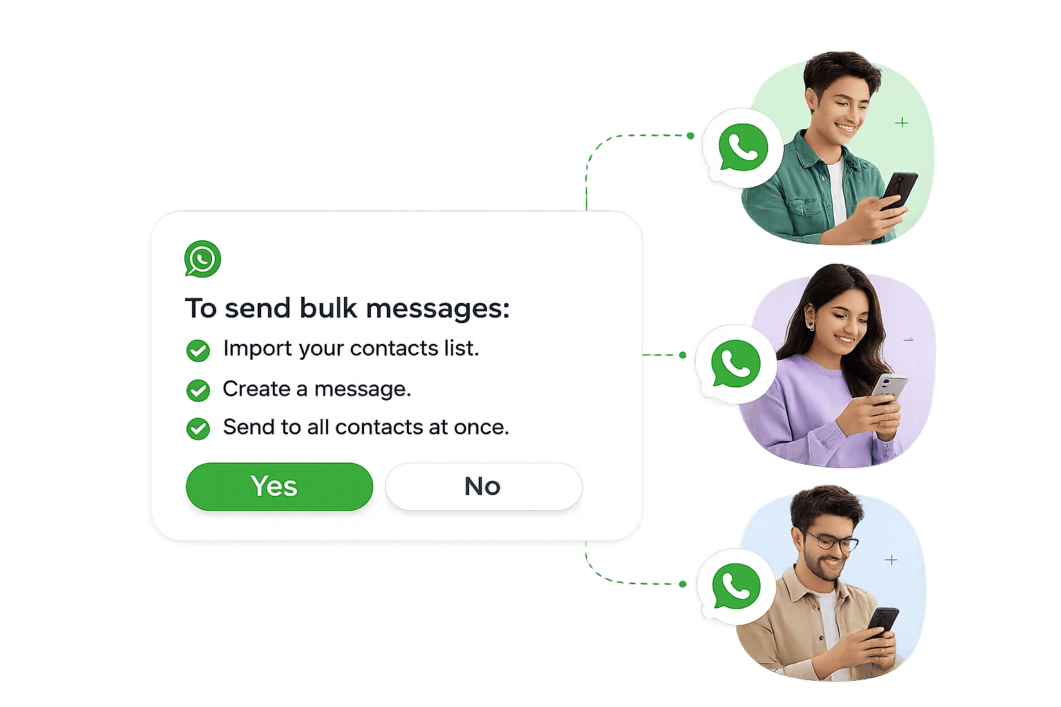 Bulk WhatsApp campaigns dashboard