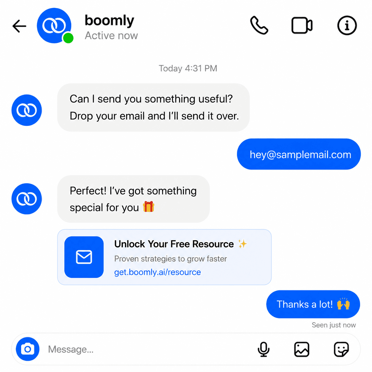 Instagram lead capture inside DM conversations